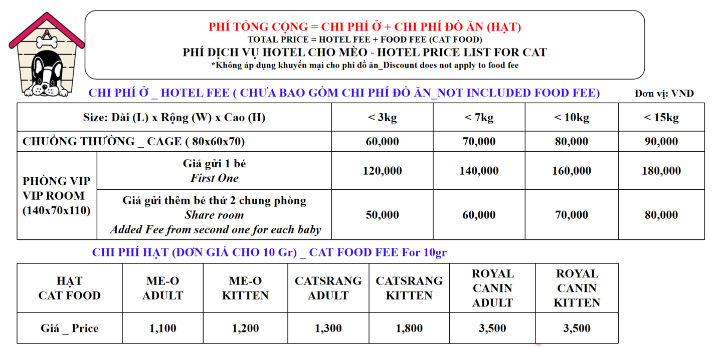 Khách Sạn Thú Cưng 3 Hotel Meo